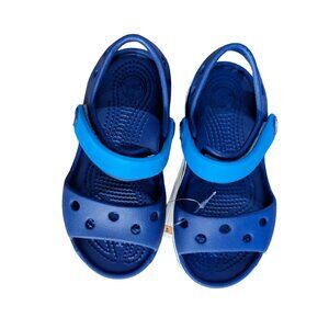 Crocs Kids' Crocband Sandals ~ Cerulean Blue/ Ocean ~ 8 Toddler Unisex